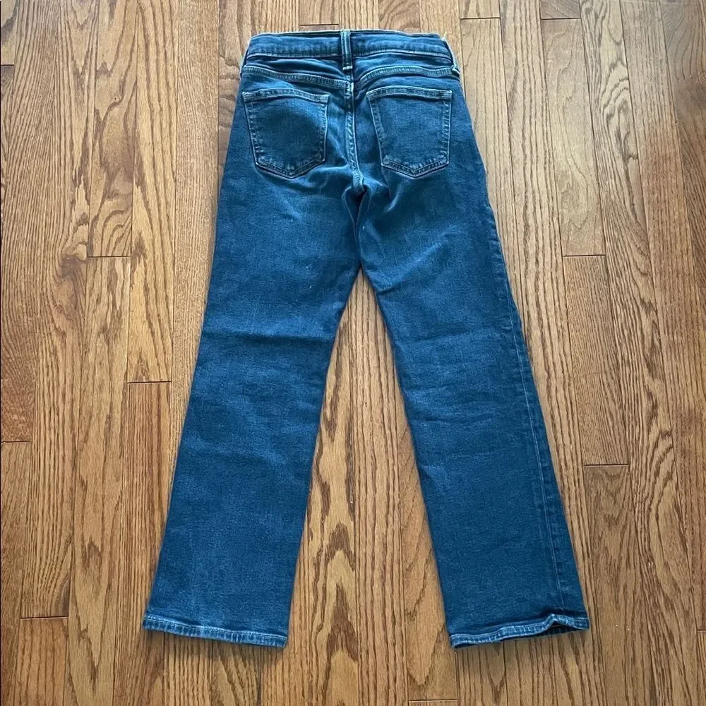 Old Navy Straight Leg Jeans Built in Flex Medium Wash Boy’s Sz 10